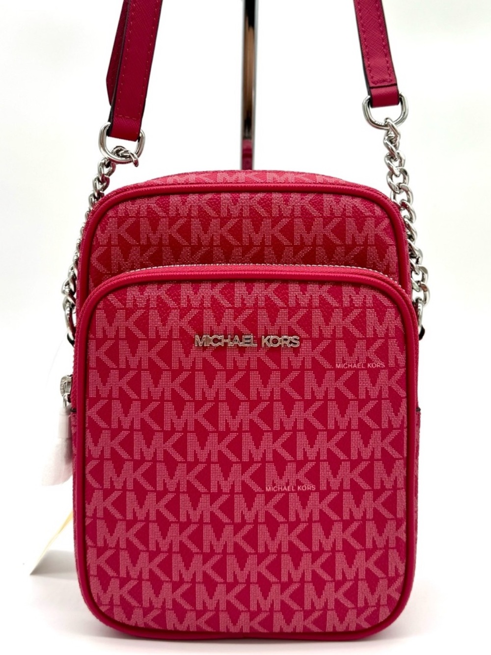 Michael Kors Medium NS Chain Xbody Bag Dark Raspberry